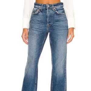 GRLFRND Cassidy High Rise Straight in Tribeca